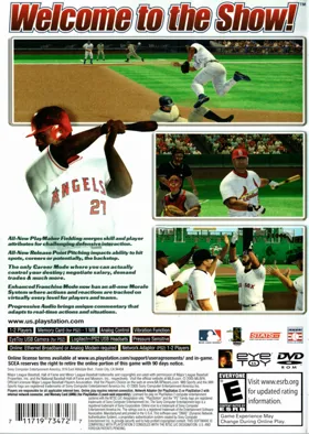 MLB 2006 box cover back